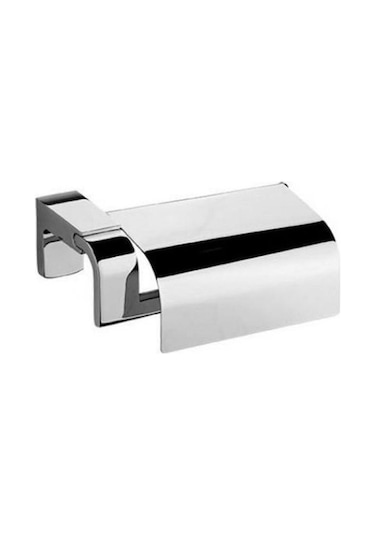 Tema Premium Serisi Banyo Kapaklı Wc Tuvalet Kağıtlığı Krom