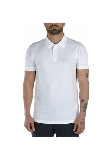 Columbia M Cascade Range Solid Polo Erkek Outdoor Tişört Cs0214-100 001