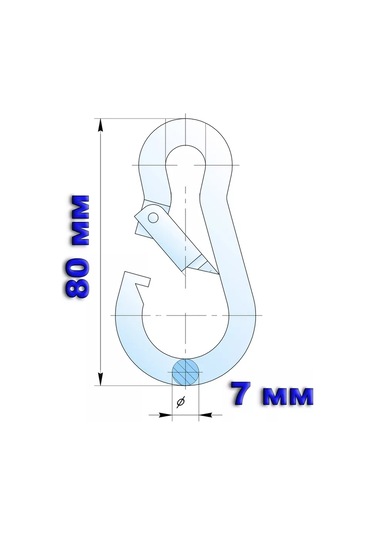 Isop Yangın Karabinası 8 Cm 231984899