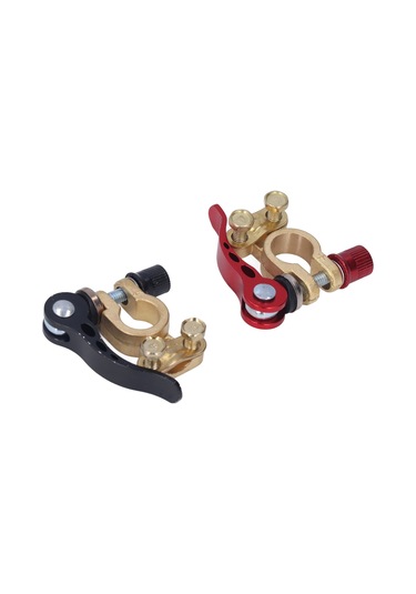 Suofeng Araç Akü Terminali Bağlayıcıları 2 Adet - Hızlı Ayrılma Fonksiyonu, Güvenli Korumalı, Işıklı + - Klipsler