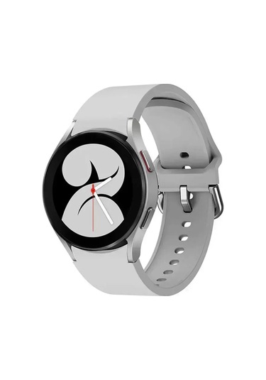 Newface Samsung Galaxy Uyumlu Watch 4 Klasik Kordon - Açık Gri