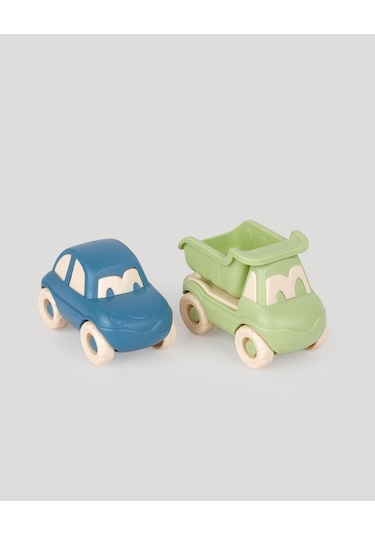 Lc Sevimli Minik Taşıtlar Kamyon Ve Araba-yeşil-turkuaz