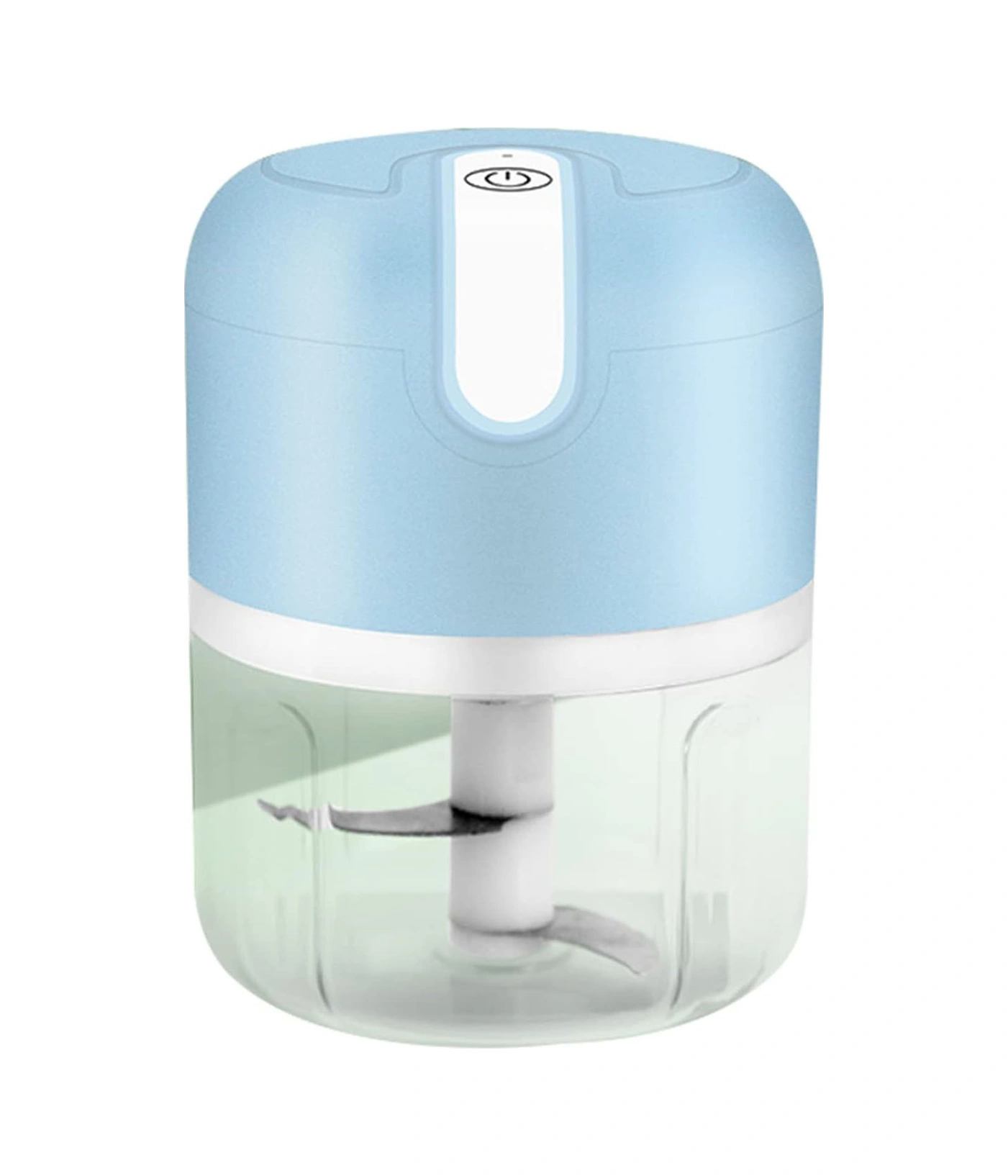 Youmex Usb Şarjlı Elektrikli Zeytinyağlı Biber Dilimi, Sebze Ve Et Döneri - 250ml Kapasite, Ev Ve Piknik İçin Uygun Mavi