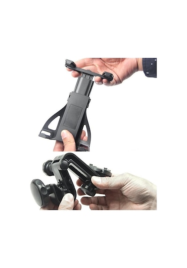 Sones Araba Kafalık Braketi Arka Koltuk Arka Tablet Tutucu Uygulanabilir Tablet 113-145mm