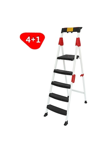 Master 504361 Premium Profil Merdiven 4+1 Basamak 108cm