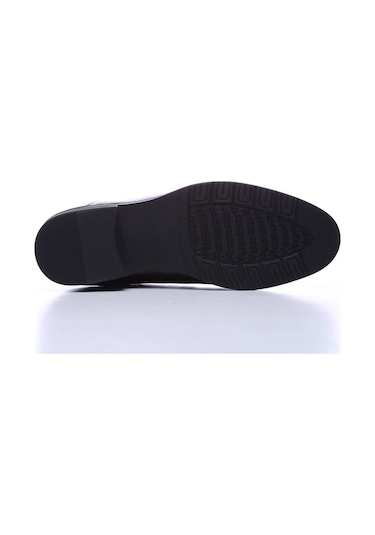 Tamer Tanca Erkek Hakiki Deri Siyah Floter Klasik Bot 285 1074kb Erk Bot Sıyah Floter Siyah