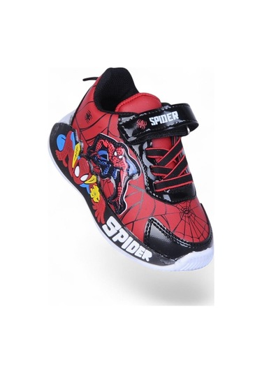 Ayakcenter 836 Spider Cırtlı Erkek Çocuk Spor Ayakkabı Kırmızı
