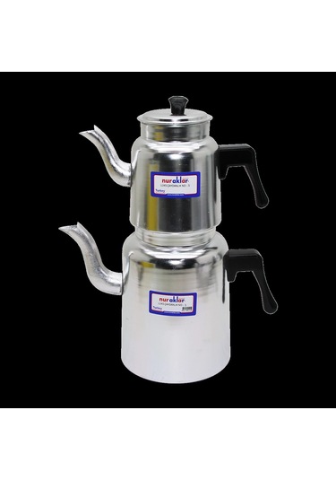 No-3 Lüks Alüminyum Çaydanlık Takımı 5365 Çok Renkli