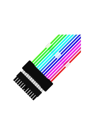 Homyl Uzatma Rgb Kablosu Psu Seti Bilgisayar Pc Için Pcıe