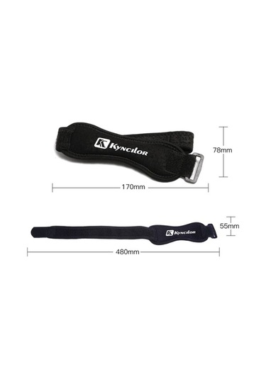 Artfulabode Ve Sporları Skycity Renkli Dizlik Mavi Kayışlı Hava Diz Destek Bağı Ayarlanabilir 1 Adet Mavi