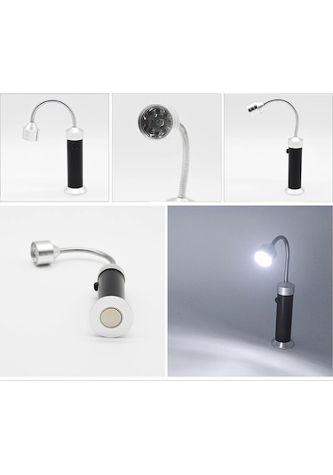 Kosona Siyah 2'li Paketli Manyetik Esnek Bakır Borulu 9 Led Işık: Tamir, Barbekü Ve Acil Durum Aydınlatması Çok Renkli