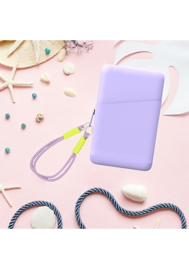 Dolıty Plaj Çantası Için Silikon Çanta Kart Sahibinin Su Mor Mor