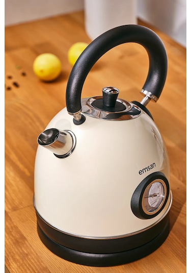 Emsan Turtle Kettle Cream