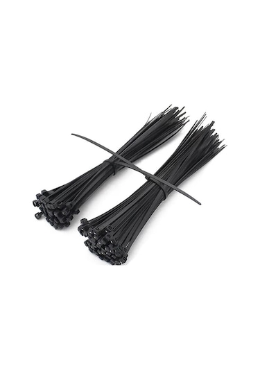 370 3.6Mm - Siyah - 37 Cm Kablo Bağı - 100 Adet