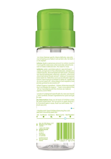 Babyganics Infant No-Rinse Micellar Temizleyici 147 ML