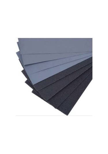 Kağıt Zımpara Su Zımpara 10 Adet Çok Seçenekli A4 Boyutunda