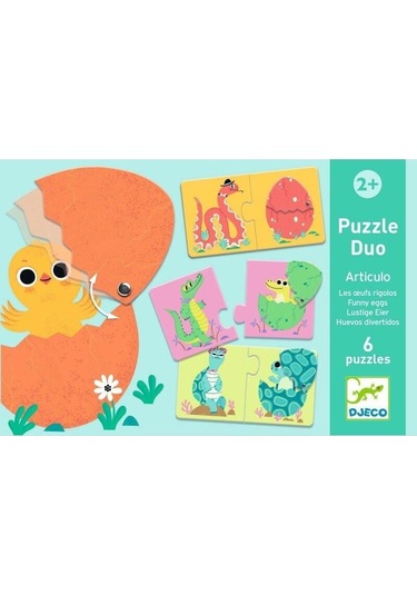 Djeco Ikili Puzzle / Funny Eggs