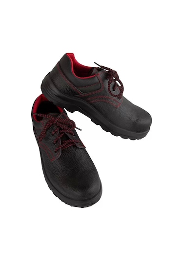 Deri İş Ayakkabısı Çelik Burunlu Kaymaz 110 En Iso 20345 Pars Rolax Suya Siyah