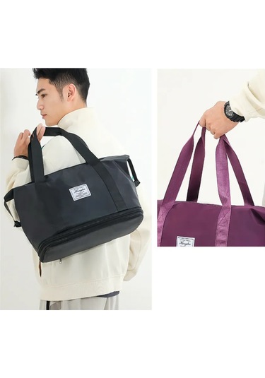Bestshop1 Seyahat El Çantası Uçak İçin Spor Şeklinde Dönüştürülebilir Çanta 300400275