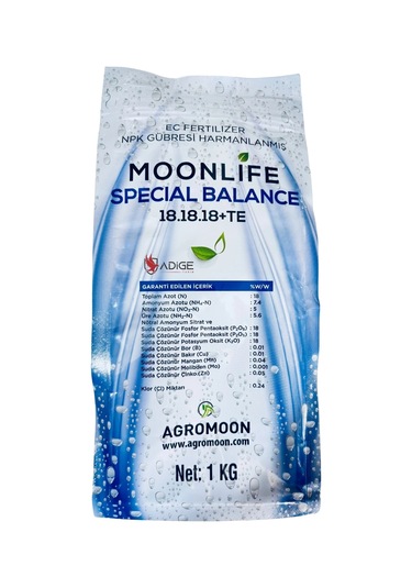 Moonlife Specıal Balance Npk Sıvı Gübre 18-18-18+te 1 KG