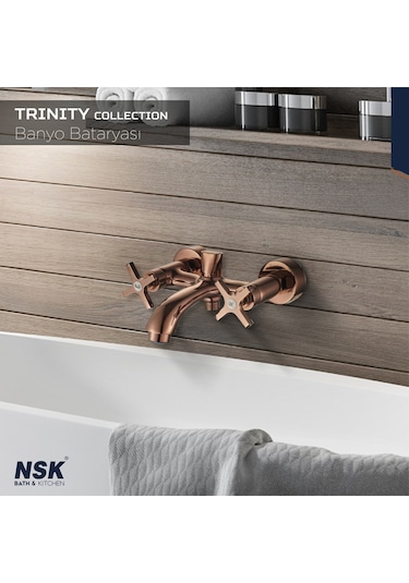 Nsk Trınıty Banyo Bataryası Bronz Altın