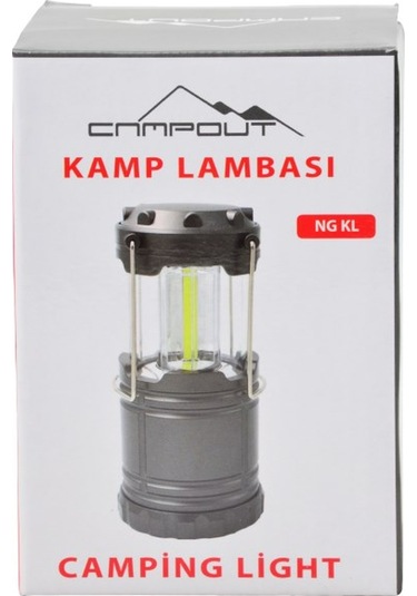 Nurgaz Campout Led Kamp Lambası Gri