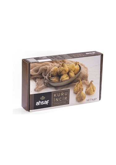 Ahsaf Kuru İncir Karton Kutu 1 KG