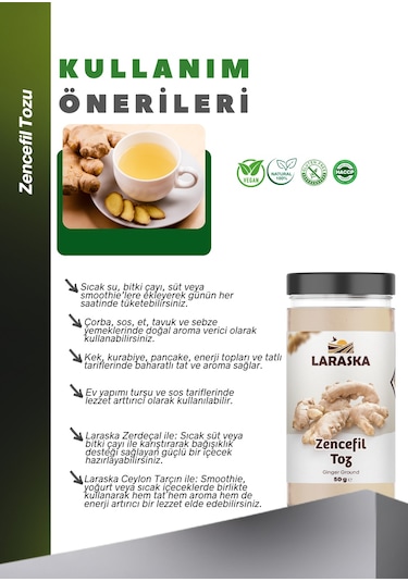 Zencefil Tozu 50g Ginger Ground