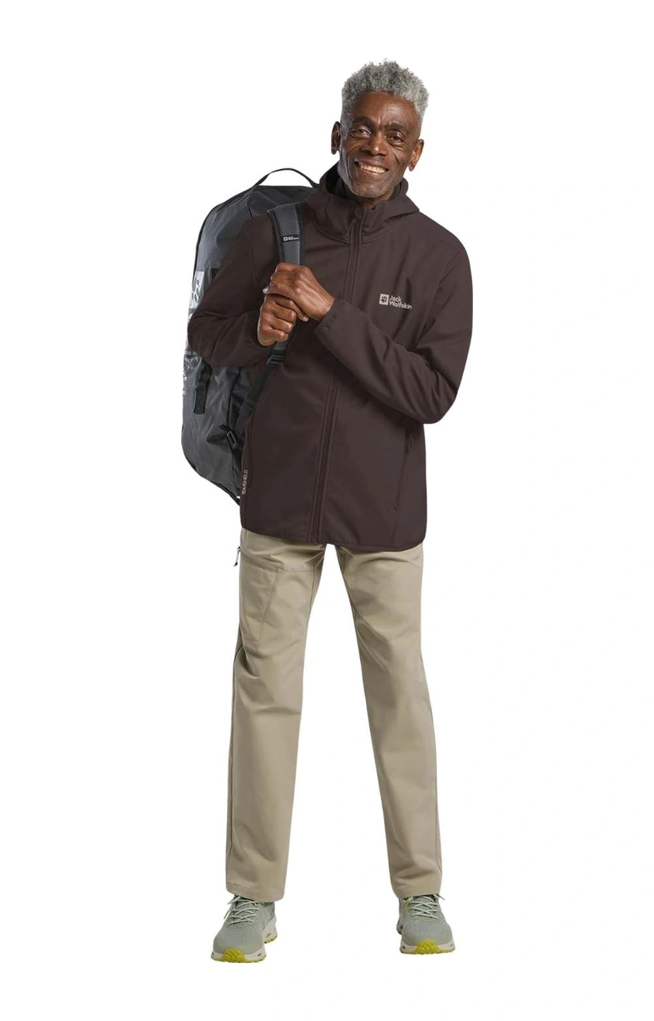 Jack Wolfskın Jack Wolfskin Bornberg Hoody Erkek Kahverengi Softshell D0108 Kahve