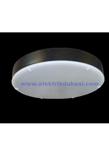 Luster 18w S.ü. Dolunay Led Armatür Siyah Kasa 6500k