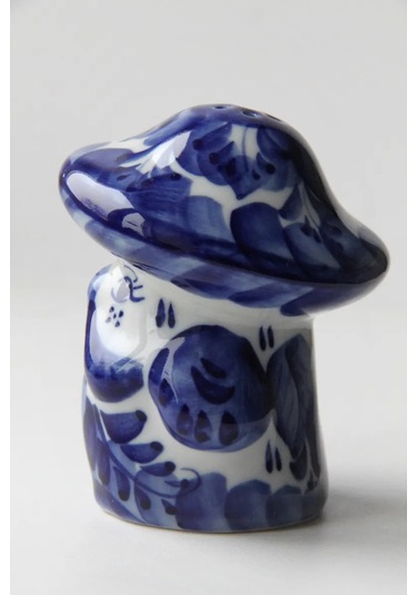 Terehoff Porselen Mantar Gzhel Tuzluk 322197423 Mavi