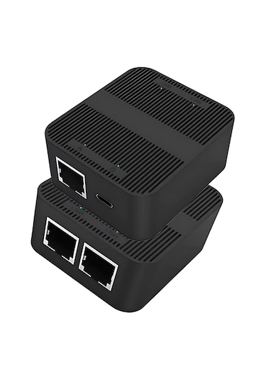 Rj45 Ethernet Splitter 1 Giriş 2 Çıkış Gigabit 100mbps Çoklayıcı