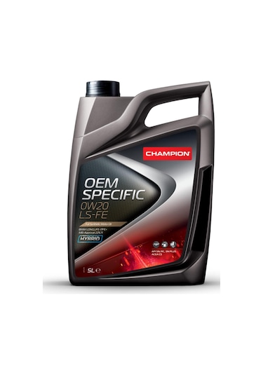 Champion OEM Specific 0W-20 LS-FE C5 SN Plus Motor Yağı 5 L