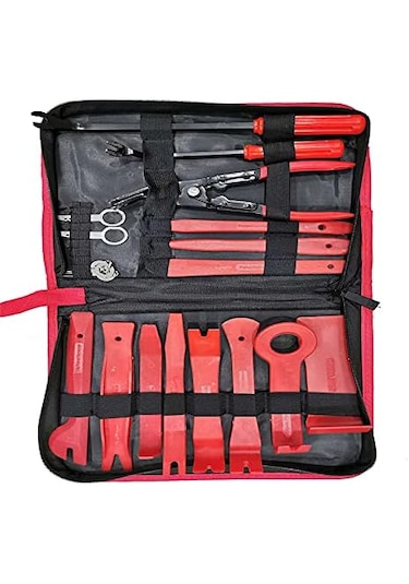 19 Parça Oto Döşeme Radyo, Klips Ve Trim Sökme Seti