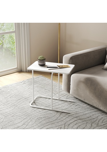 Stix Çok Amaçlı Sehpa - Beyaz 50x30x50 Cm Beyaz