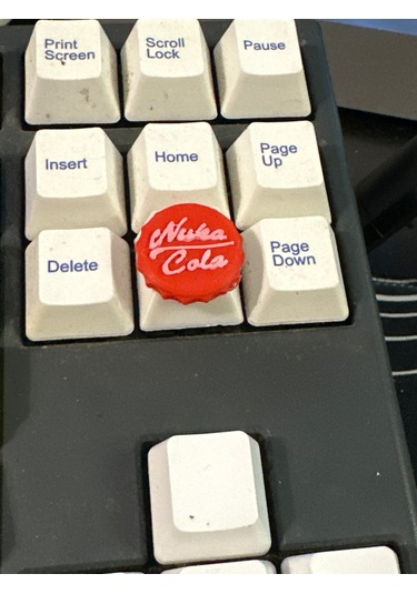 Nuka Cola Keycap 2 Li Set Fallout Temalı Mekanik Klavye Tuş Baş