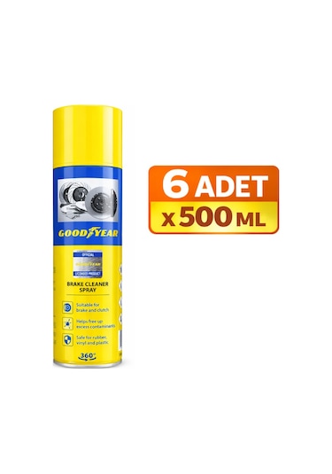 Fren Balata Temizleme Spreyi 6 Adet - Goodyear