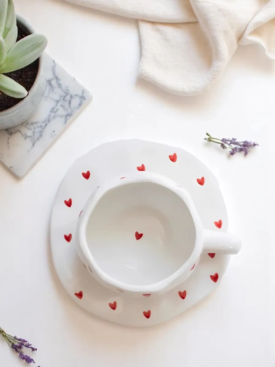 Arthomes Çay Takımı Fincan Ve Tabak Seti 398300370 Beyaz