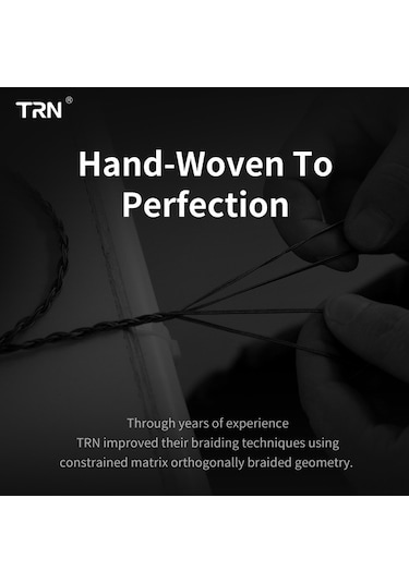 Willowhaven Trn T2 Kulaklık Yükseltme Kablosu 16 Çekirdek Gümüş Kaplı Bakır 0.78mm 2pin Siyah Trn T2