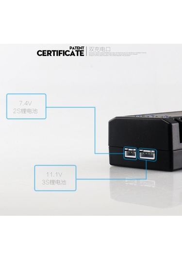 Lityum Pil Balans Şarj Cihazı 2-3 Cell 7.4V 11.1V B3 20W 220V