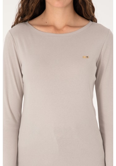 U.s. Polo Assn. Kadın Taş Sweatshirt 50315419-vr049 Tas