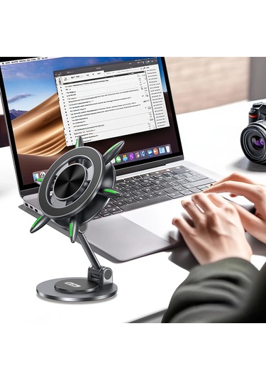 Go Des Gd-hd332 360 Derece Dönebilen Fosforlu Magnetik Metal Stand Siyah