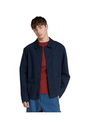 Timberland Kempshire Washed Canvas Chore Erkek Ceket Lacivert Lacivert