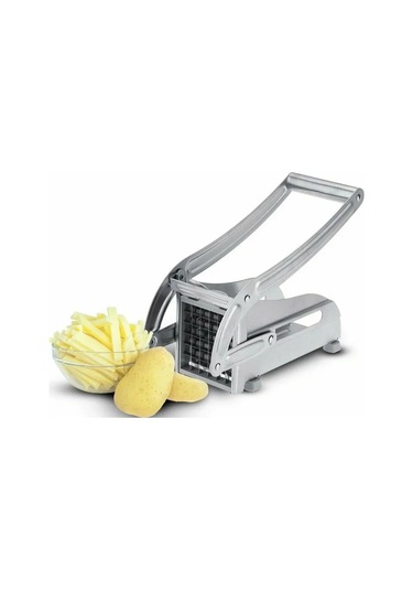 Elya&co El İle Kullanılabilir Patates Kızartması İçin Sebze Kesme Aparatı 264622815 Gri