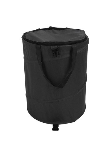 Hangfox Yeşil Orman Kamp Atık Kutusu - 37.8l Büyük Kapasite, Katlanabilir Tasarım, Kapaklı, 600d Oxford Kumaş - Piknik, Bahçe, Doğa Etkinlikleri İçin Taşınabilir Depolama Çanta Askeri Yeşil