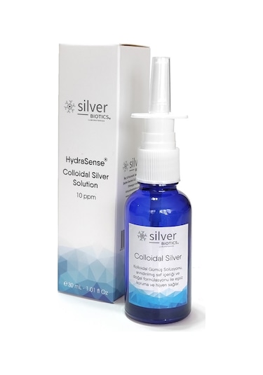 Silverbiotics Gümüş Suyu Nazal Sprey 10Ppm Cam Şişe Hydrasense 30 ML