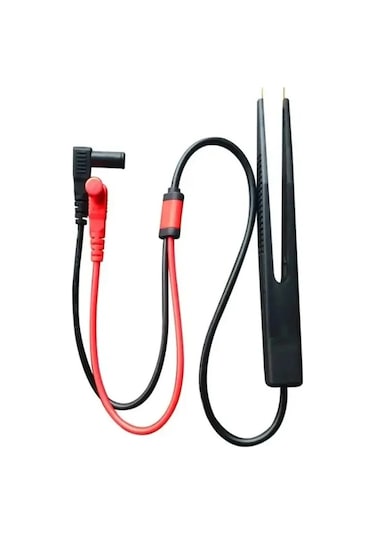 Cleqee Cleqee P1510 Smd Çip Test Kancası, Lcr Multimetre Probu, 4mm Muz Fişli Test Klipleri Pembe