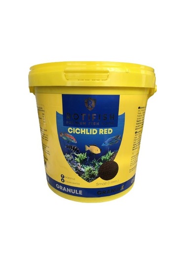 Rotifish Cichlid Red Granule Small Etçil 1mm 4kg