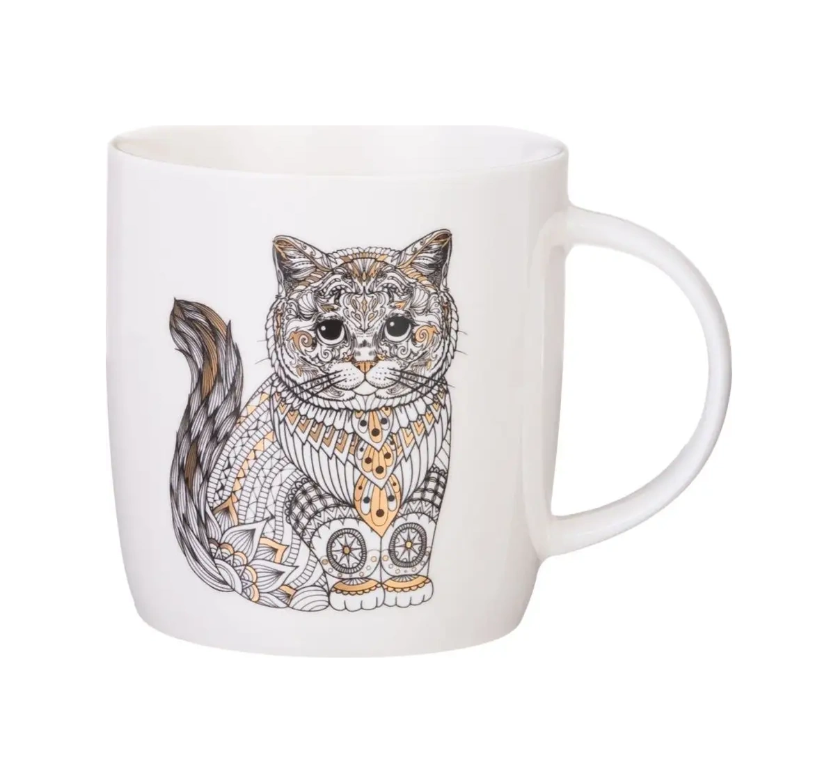 Lefard Çay Ve Kahve İçin Porselen Kupa 350 Ml 164707820 Siyah