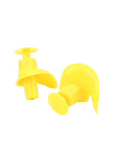 Çocuklar Ve Yetişkinler İçin Su Ve Toz Geçirmez Spiral Silikon Kulak Tıkacı, Yüzme Aksesuarları Sarı